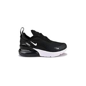 Nike Black White Air Max 270 Lace Up Sneaker Shoes Size 1Y